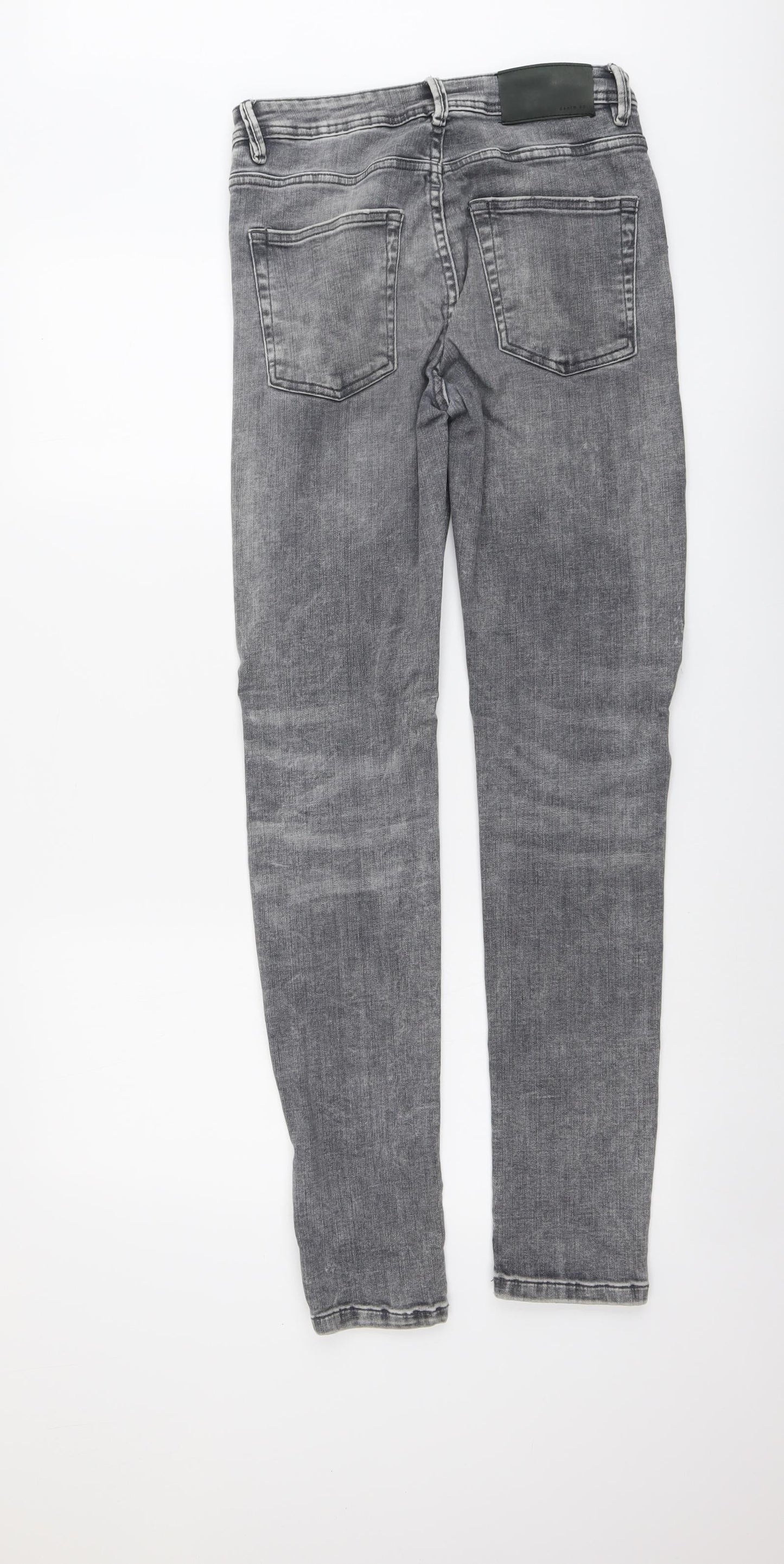 Denim & Co. Mens Blue Cotton Skinny Jeans Size 30 in L32 in Regular Button