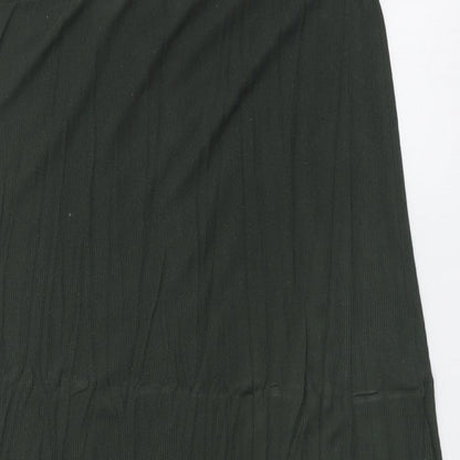 Primark Womens Green Viscose A-Line Size XS V-Neck Pullover