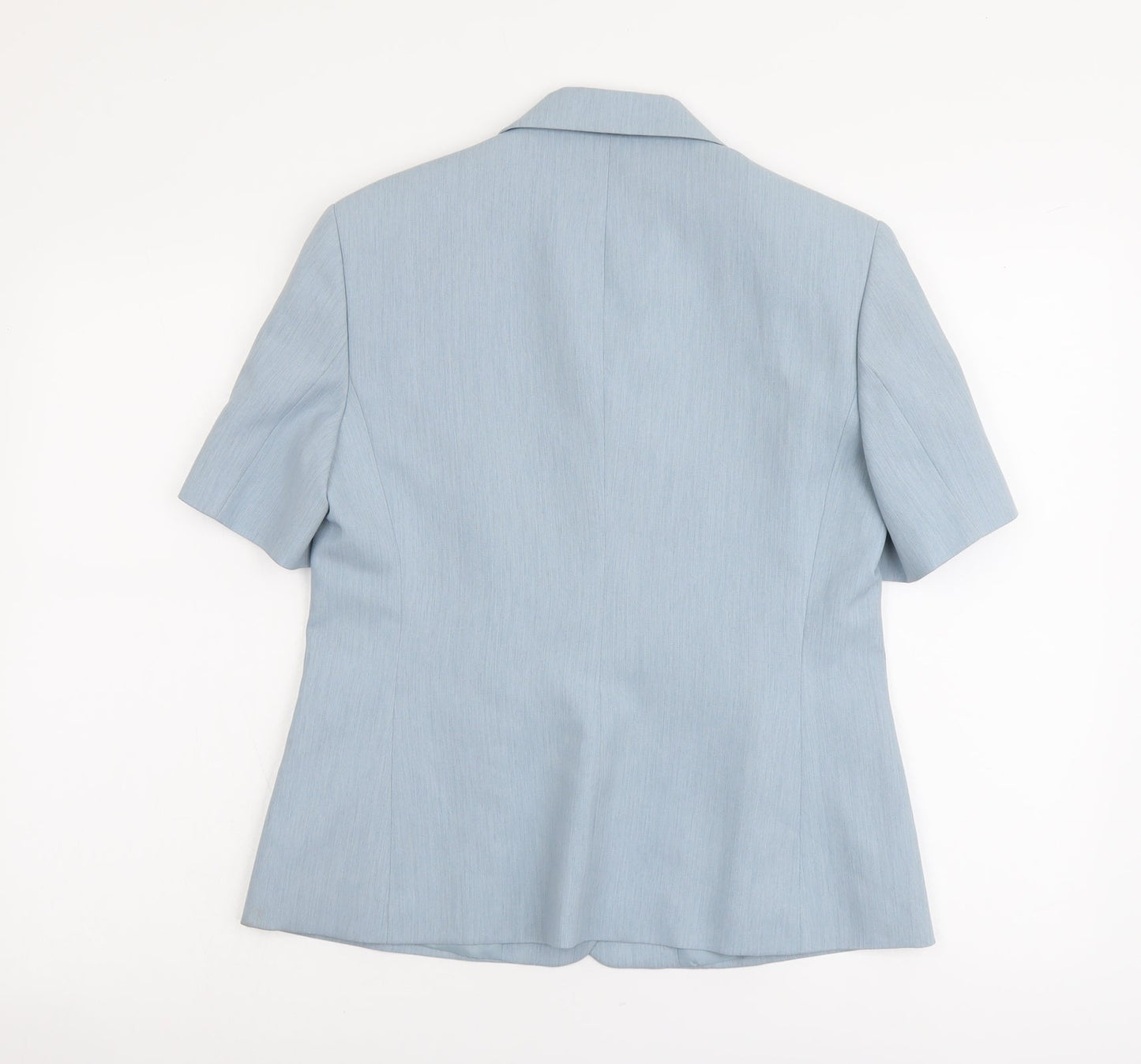 BHS Womens Blue Polyester Jacket Blazer Size 12