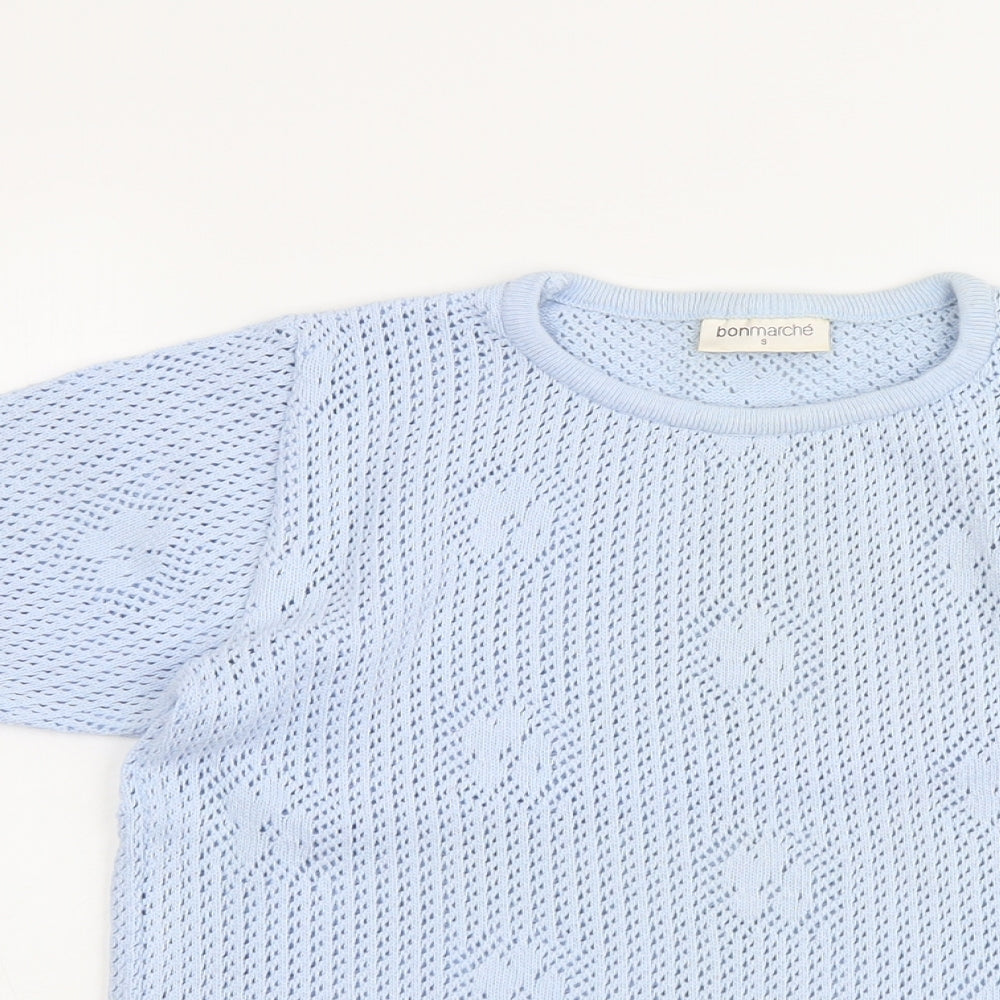 Womens UK Size S Bonmarché Blue Pullover Jumper
