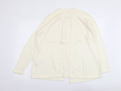 Womens UK Size 16 Slimma Ivory Cardigan Jumper