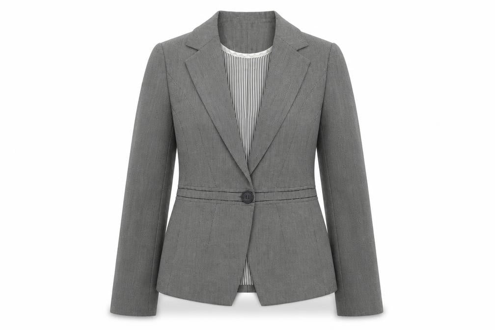 Womens UK Size 8 NEXT Petites Grey Blazer