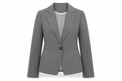 Womens UK Size 8 NEXT Petites Grey Blazer