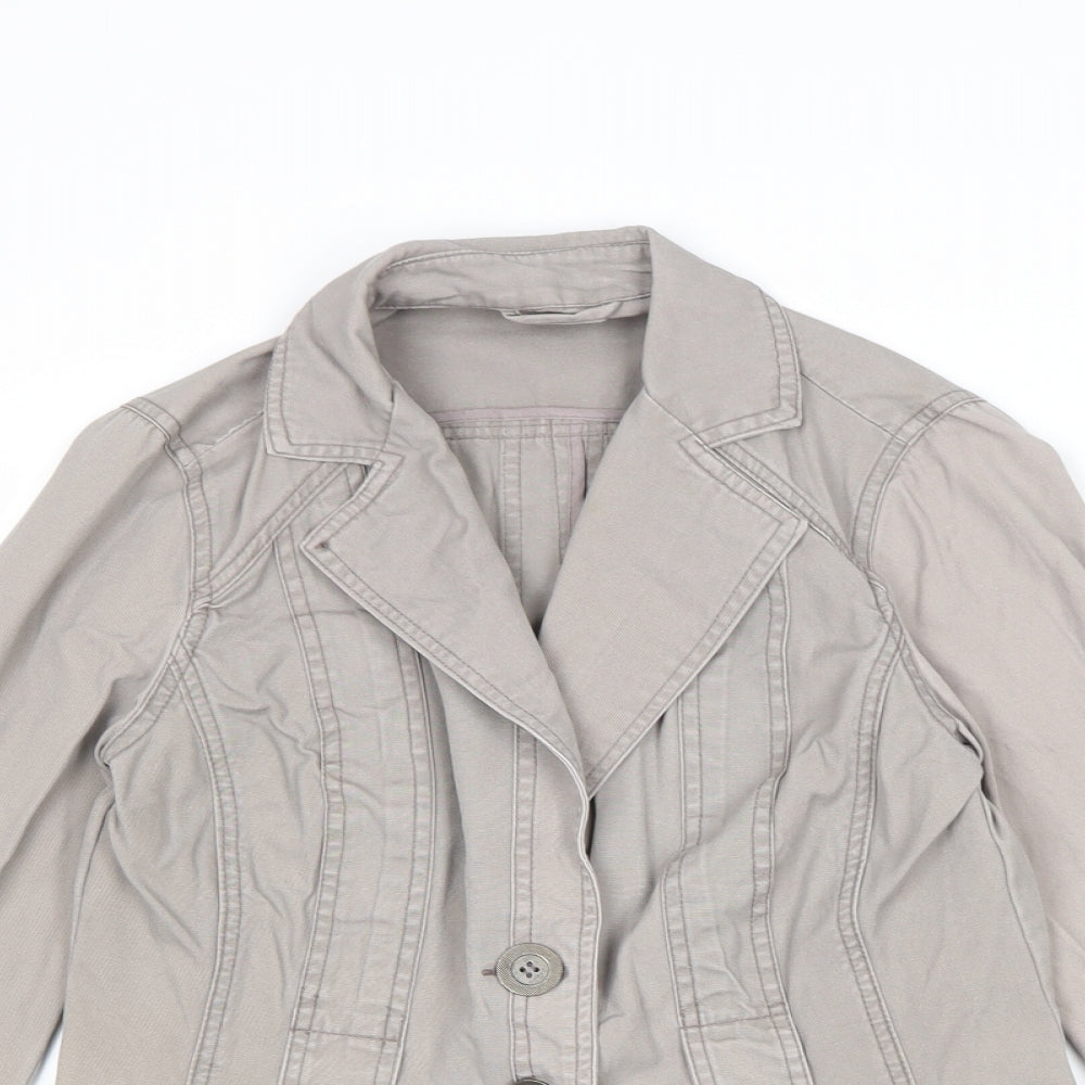 Womens UK Size 10 BHS Grey Jacket