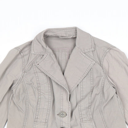 Womens UK Size 10 BHS Grey Jacket