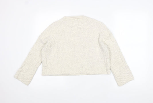 Womens UK Size XS River Island Beige Pullover Jumper