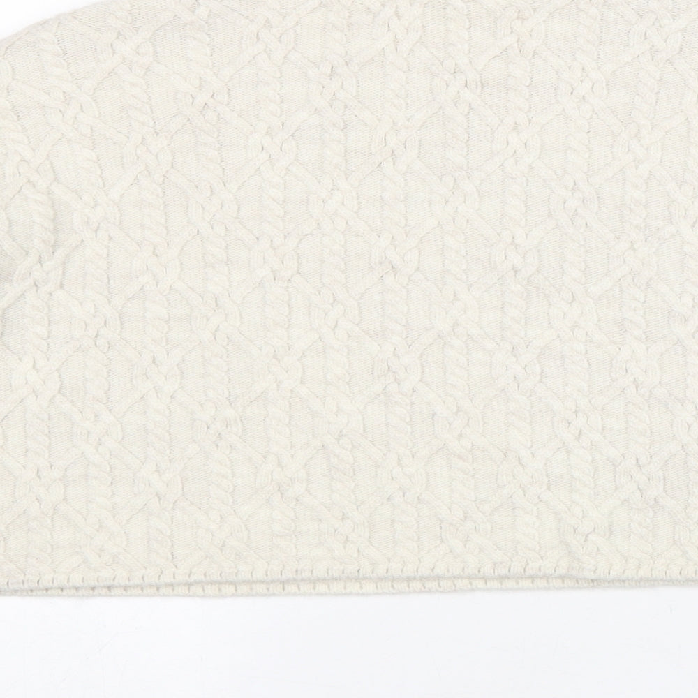 Womens UK Size XS River Island Beige Pullover Jumper