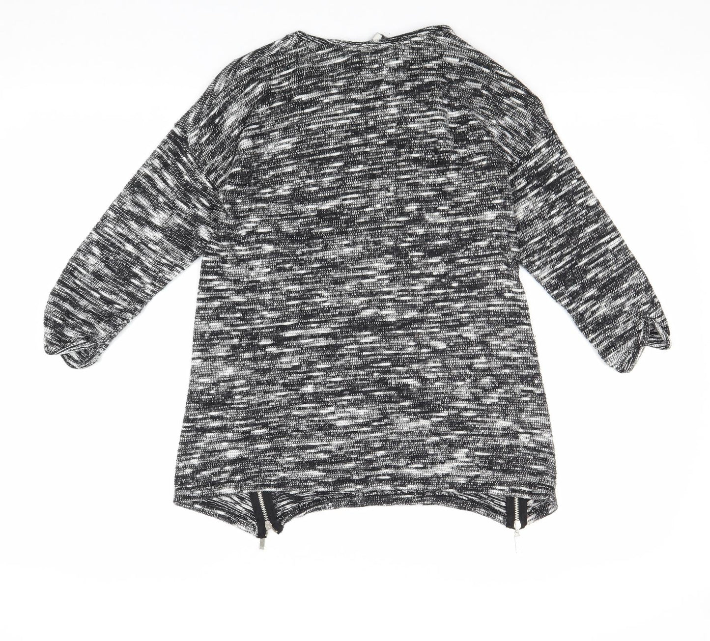Womens UK Size 8 Peacocks Grey Pullover Jumper