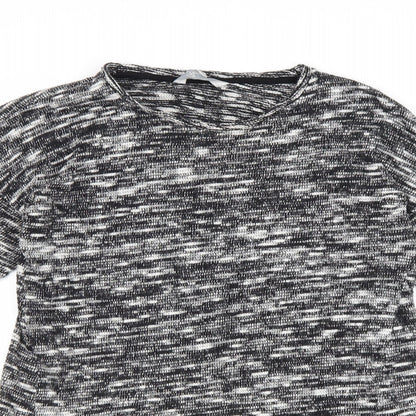 Womens UK Size 8 Peacocks Grey Pullover Jumper