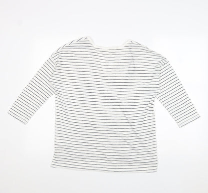 Womens UK Size M L.O.G.G White Pullover Jumper