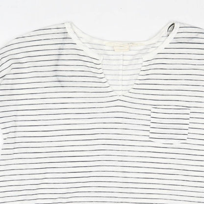 Womens UK Size M L.O.G.G White Pullover Jumper