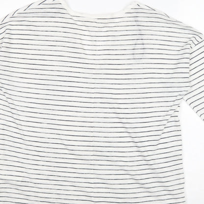 Womens UK Size M L.O.G.G White Pullover Jumper