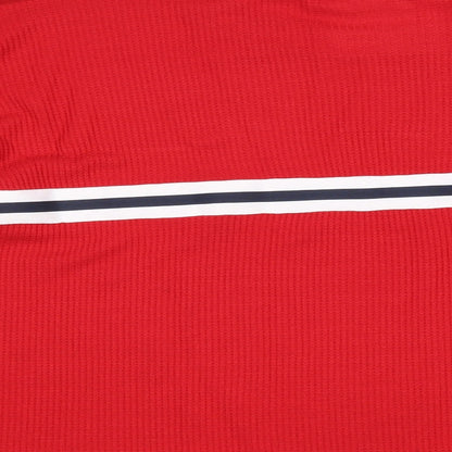 Hollister Womens Red Polyester Pullover Sweatshirt Size S Pullover