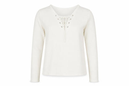 Womens UK Size S Divided by H&M Ivory Basic Blouse