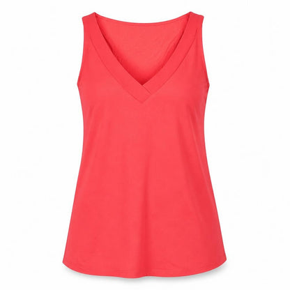 Womens UK Size 10 Warehouse Red Basic Tank
