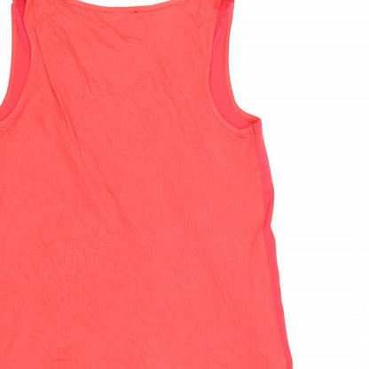 Womens UK Size 10 Warehouse Red Basic Tank