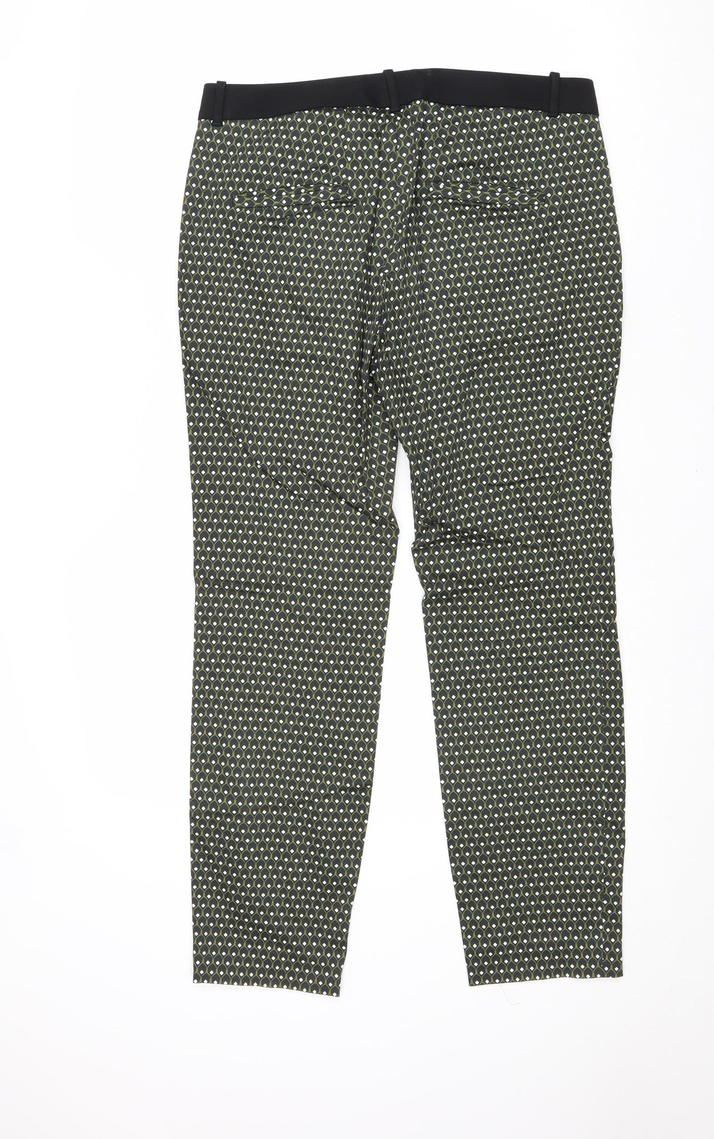 Womens UK Size M Zara Regular Fit  Black Trousers