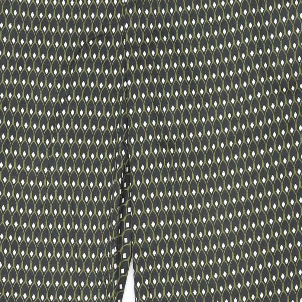 Womens UK Size M Zara Regular Fit  Black Trousers