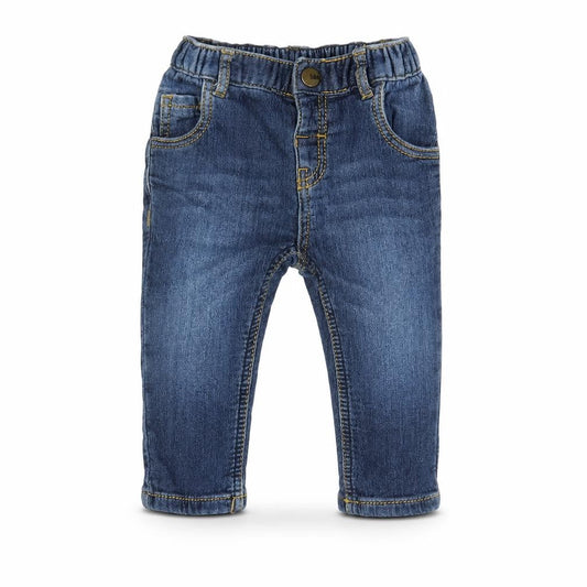 Nutmeg Boys Blue Cotton Jogger Jeans Size 3-6 Months Pullover