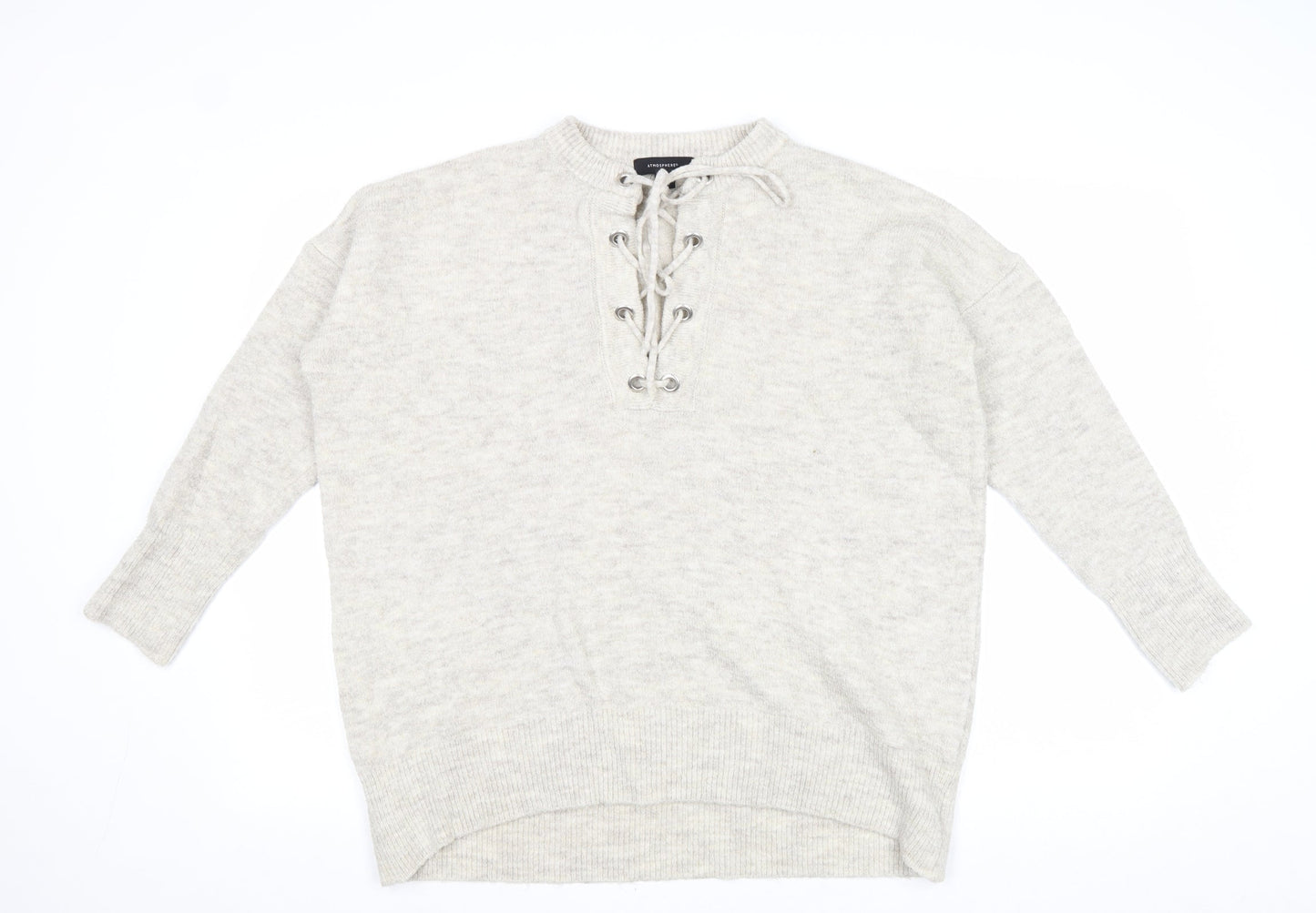 Womens UK Size M Atmosphere Beige Pullover Jumper