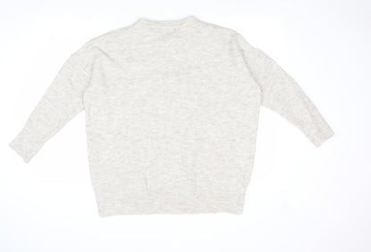 Womens UK Size M Atmosphere Beige Pullover Jumper