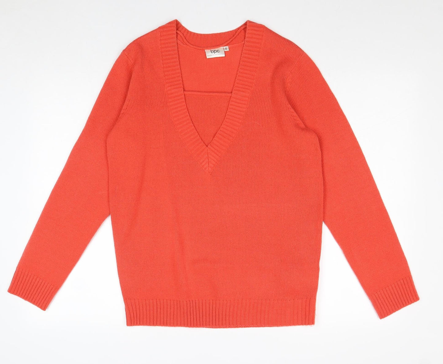 Womens UK Size 12 BPC Red Pullover Jumper