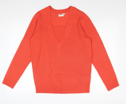 Womens UK Size 12 BPC Red Pullover Jumper