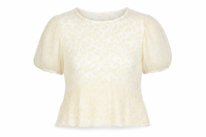 Womens UK Size 12 Primark Yellow Basic Blouse
