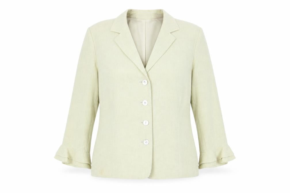 Womens UK Size 16 Gold Yellow Jacket