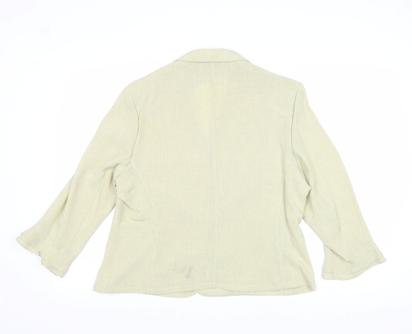 Womens UK Size 16 Gold Yellow Jacket