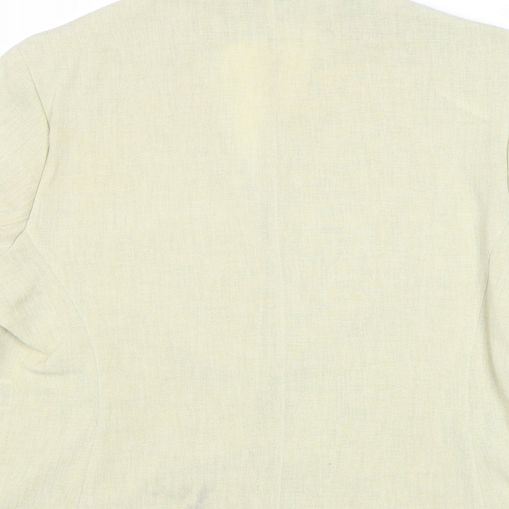 Womens UK Size 16 Gold Yellow Jacket