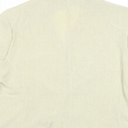 Womens UK Size 16 Gold Yellow Jacket