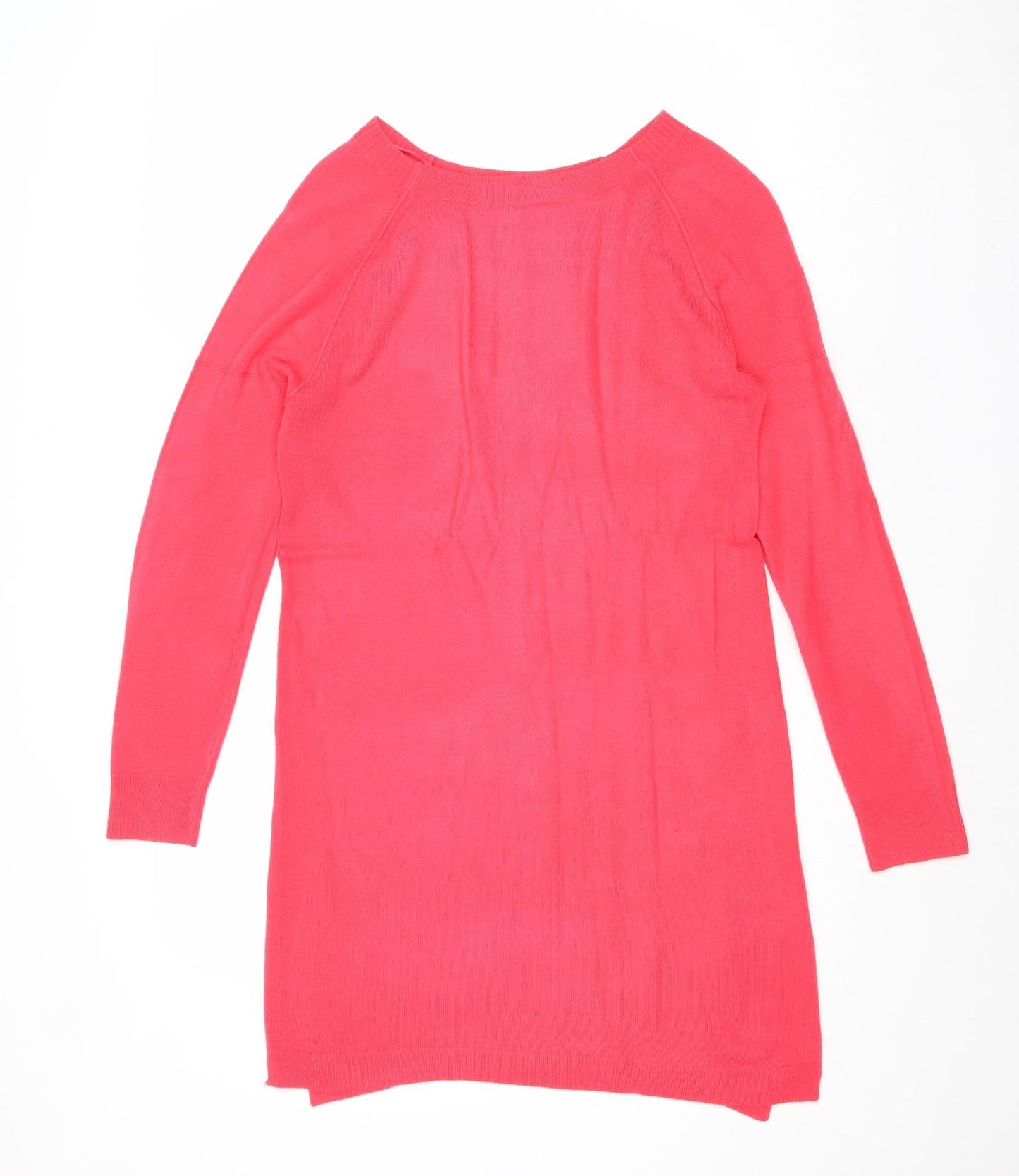 TU Womens Pink Round Neck Acrylic Pullover Jumper Size 8