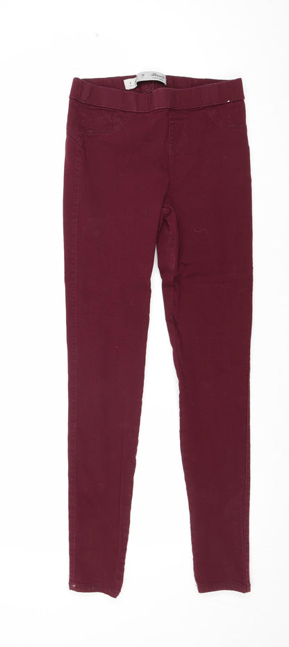 Denim & Co. Womens Purple Cotton Jegging Jeans Size 6 Regular