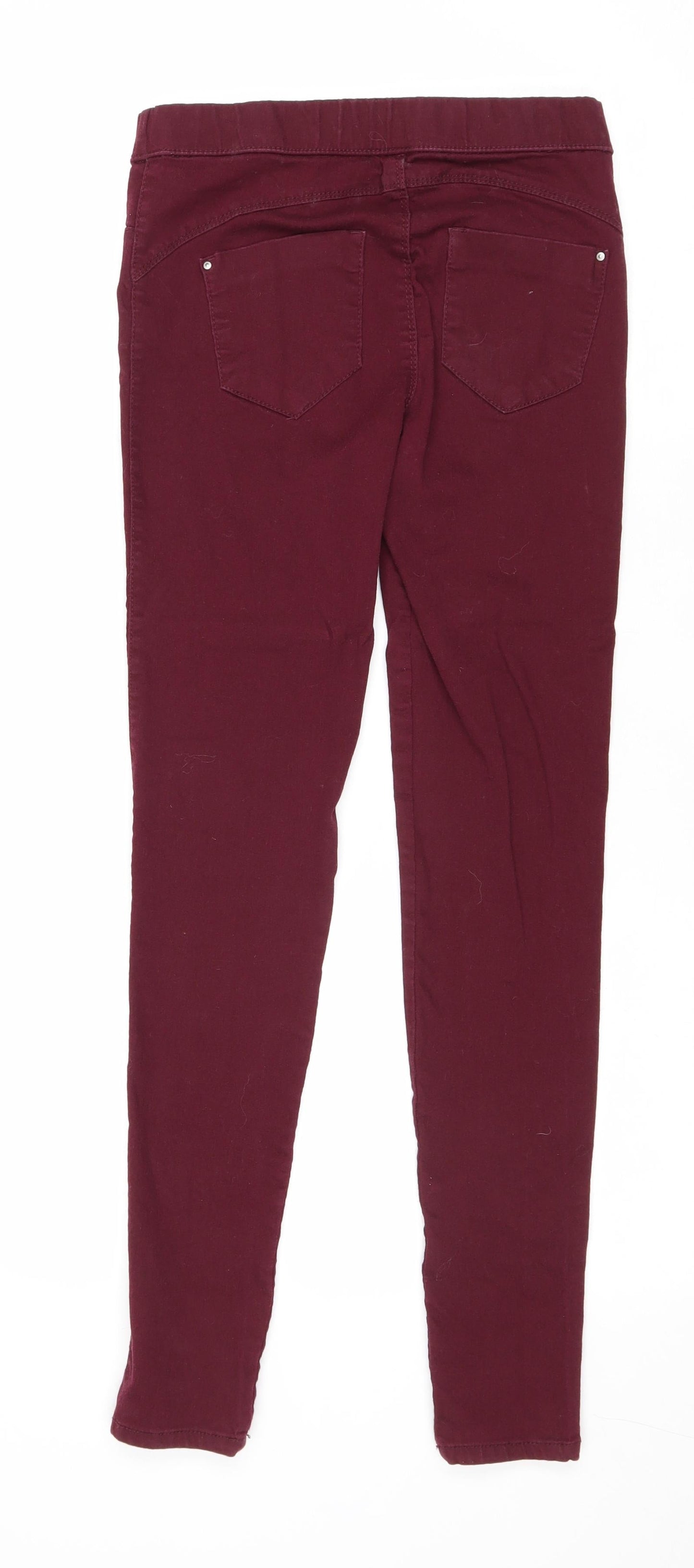 Denim & Co. Womens Purple Cotton Jegging Jeans Size 6 Regular