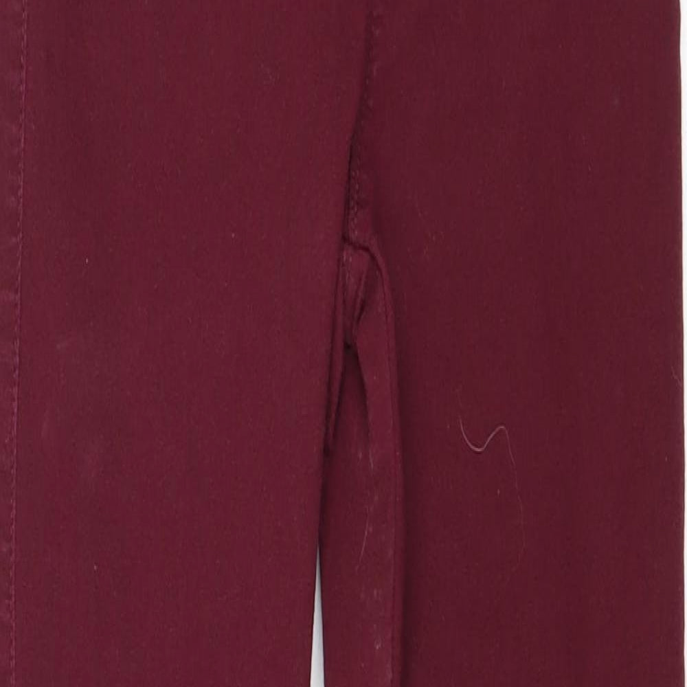 Denim & Co. Womens Purple Cotton Jegging Jeans Size 6 Regular