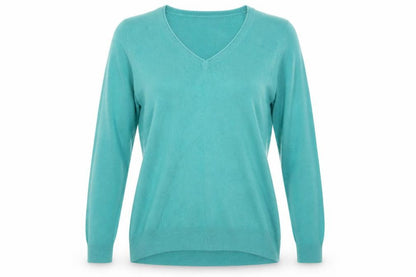 Womens UK Size 10 Marks and Spencer Green Pullover Jumper