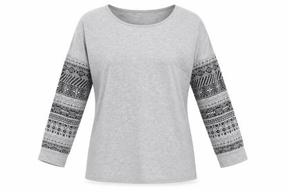 Womens UK Size M Zanzea Grey Basic T-Shirt