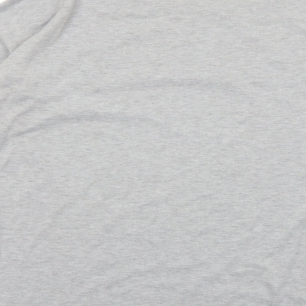 Womens UK Size M Zanzea Grey Basic T-Shirt
