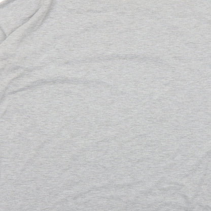 Womens UK Size M Zanzea Grey Basic T-Shirt