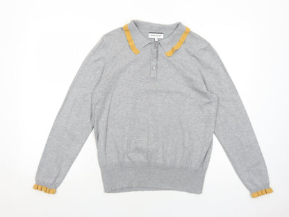 Womens UK Size L Paramour Grey Pullover Jumper