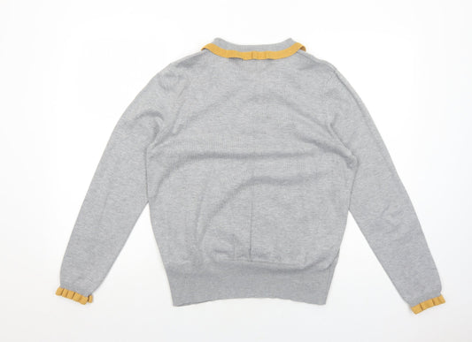 Womens UK Size L Paramour Grey Pullover Jumper