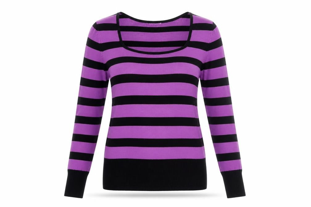 Womens UK Size 12 Lakeland Purple Pullover Jumper