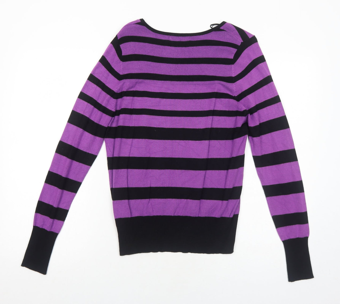 Womens UK Size 12 Lakeland Purple Pullover Jumper