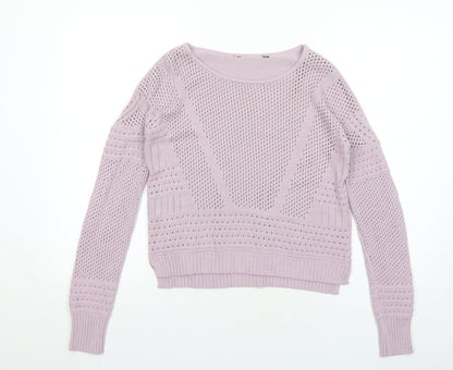 Womens UK Size 10 Select Purple Pullover Jumper