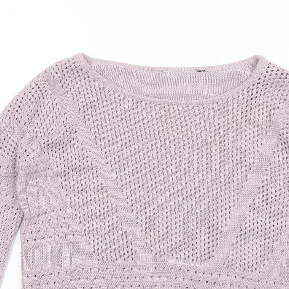 Womens UK Size 10 Select Purple Pullover Jumper