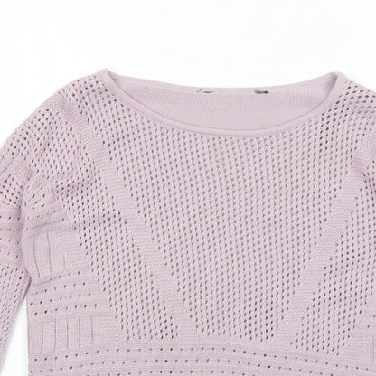 Womens UK Size 10 Select Purple Pullover Jumper