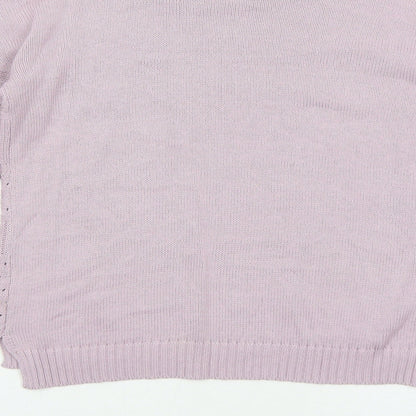 Womens UK Size 10 Select Purple Pullover Jumper