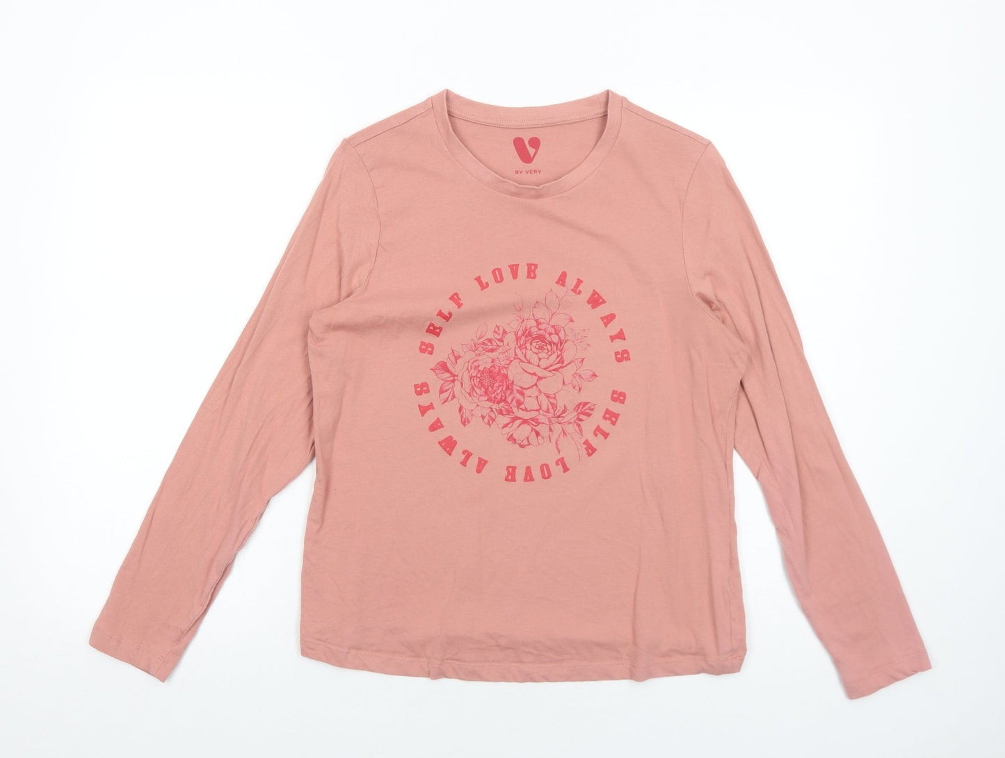 Womens UK Size 12 Very Pink Basic T-Shirt