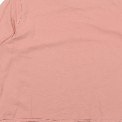 Womens UK Size 12 Very Pink Basic T-Shirt